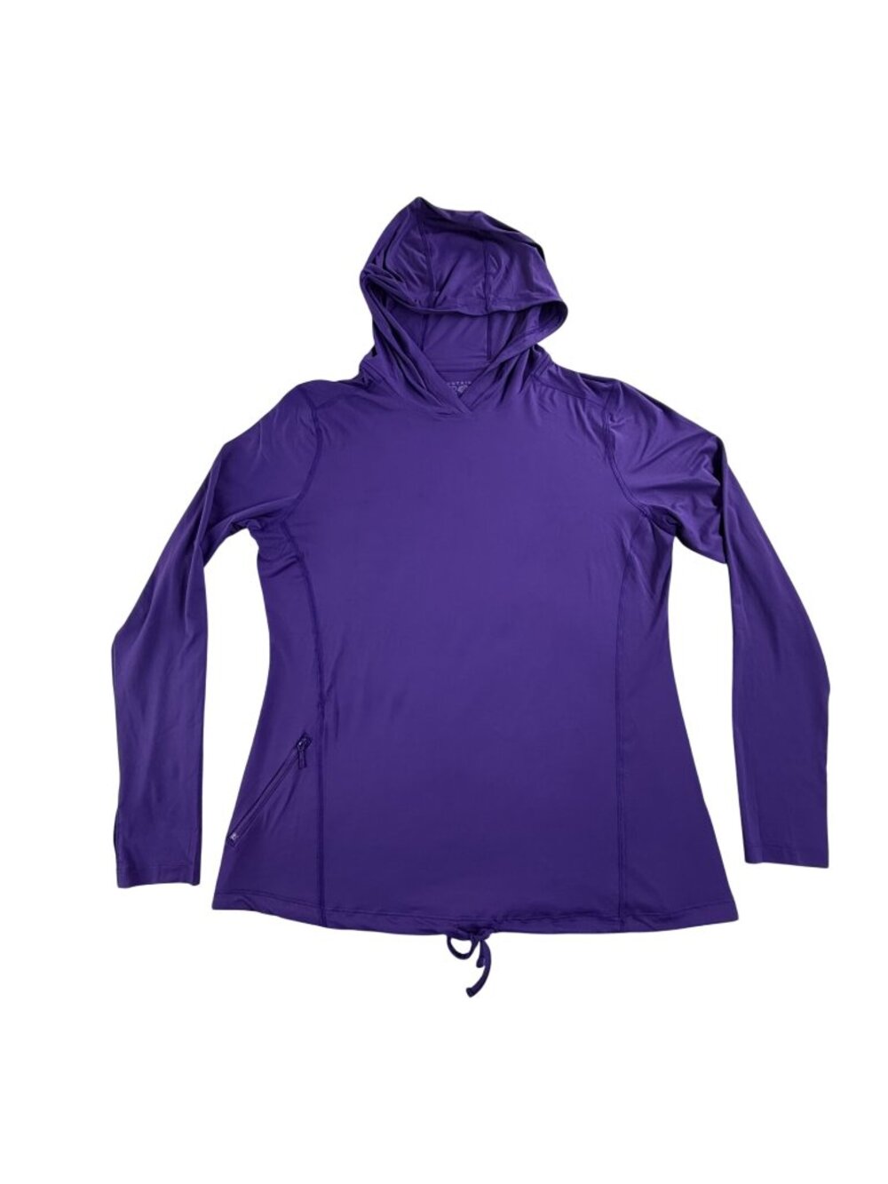 Mountain Hardwear Hoodie Womens Medium Purple Zip Pocket Lightweight Pullover
